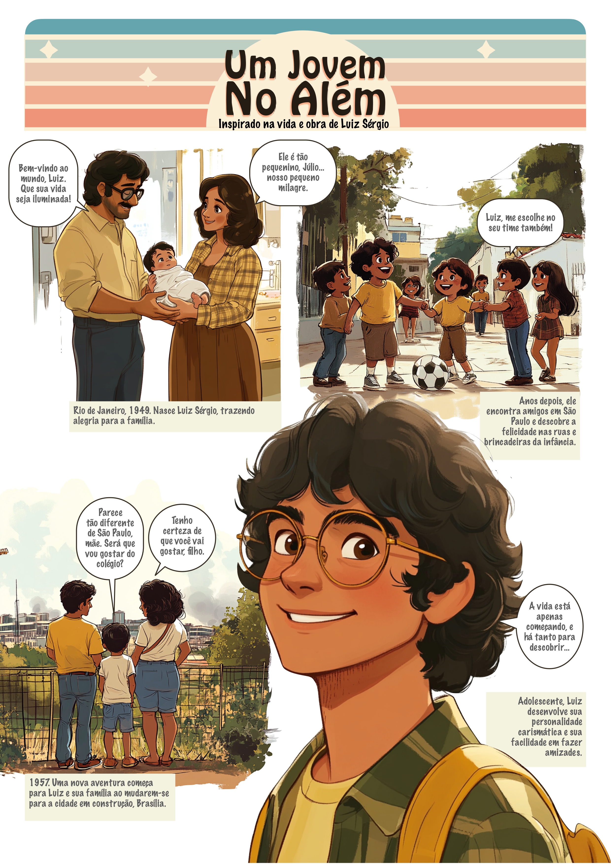 Página do quadrinho Um Jovem no Além