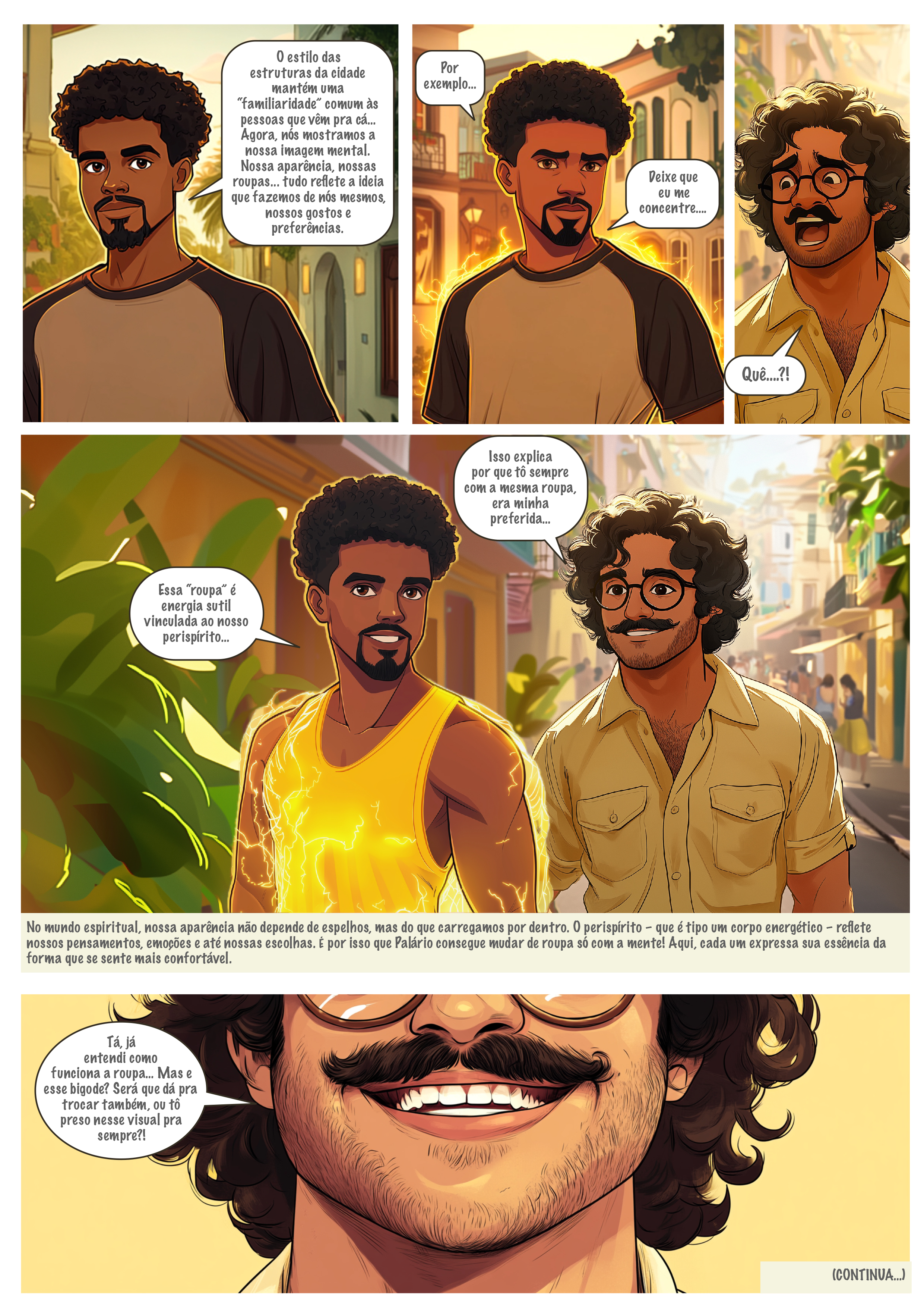 Página 2 do quadrinho Um Jovem no Além – Capítulo 2