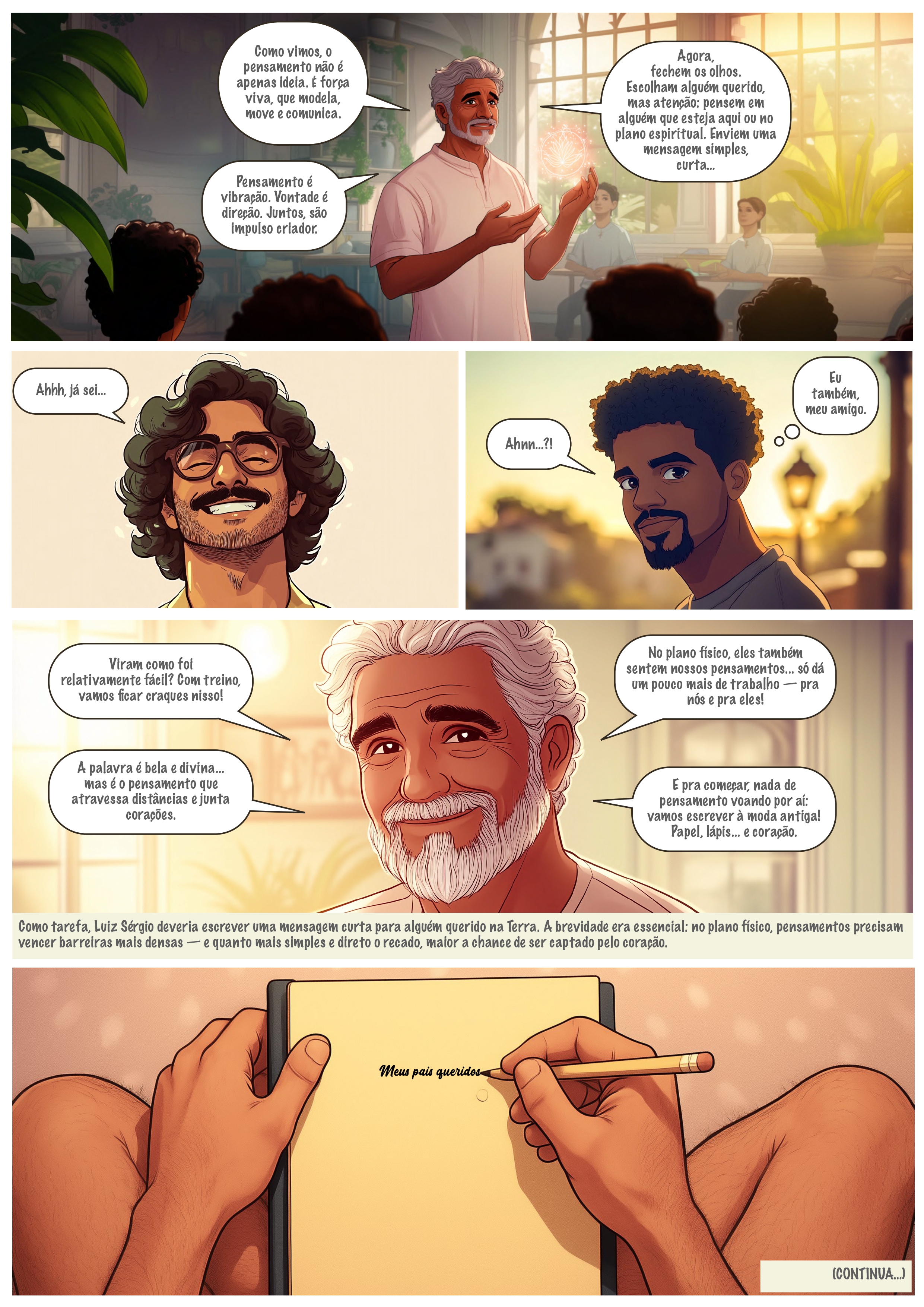 Página 2 do quadrinho Um Jovem no Além – Capítulo 3